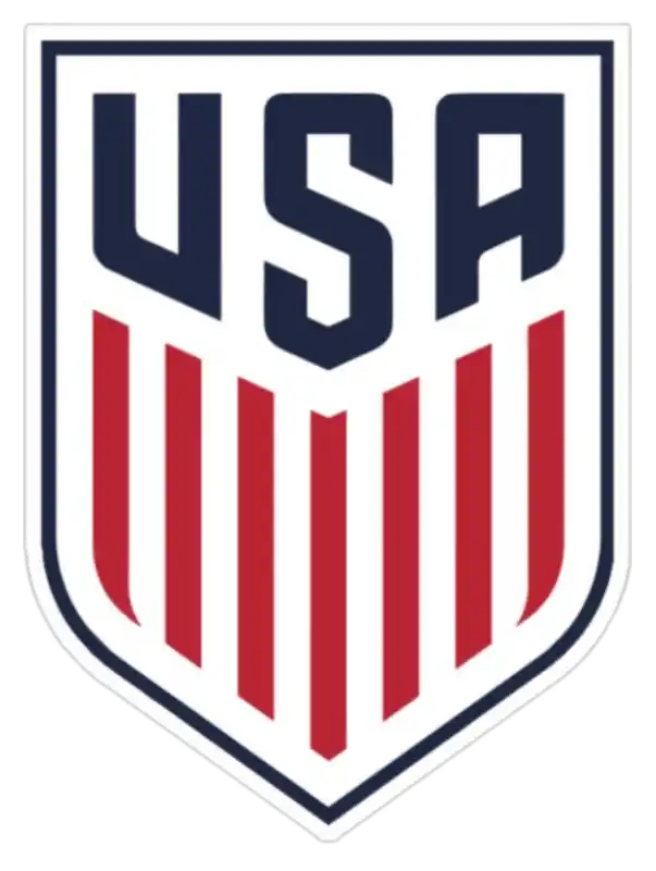 USA Football Team Logo Sticker