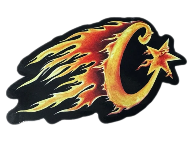 Corteiz Flame Sticker