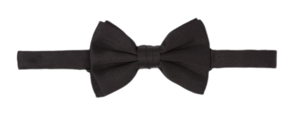 Prada Satin Bowtie - Black