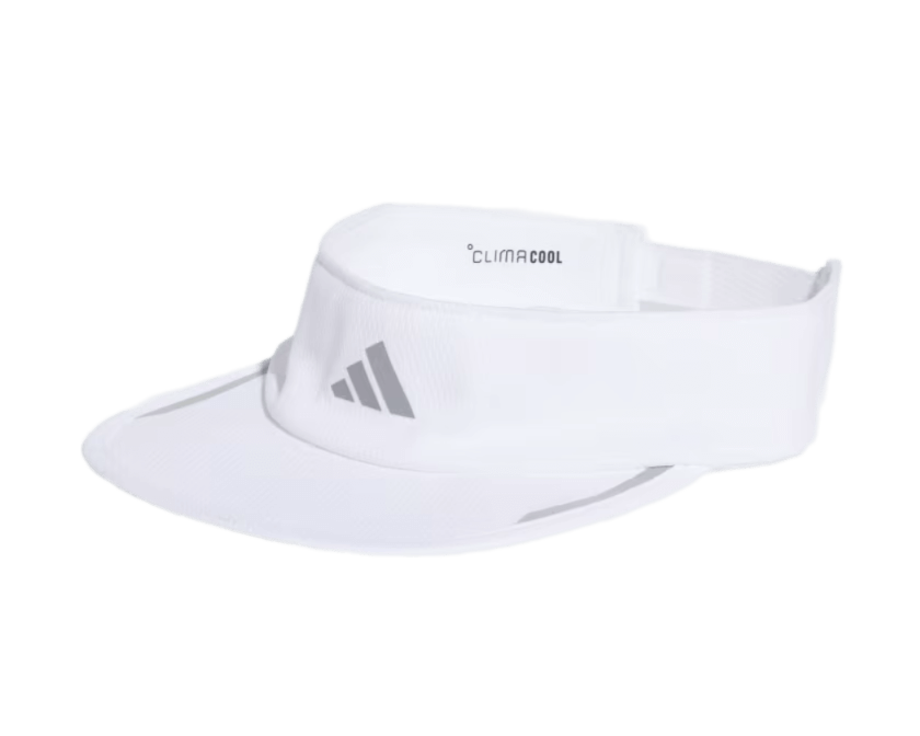 adidas AEROREADY Running Visor - White/Reflective Silver