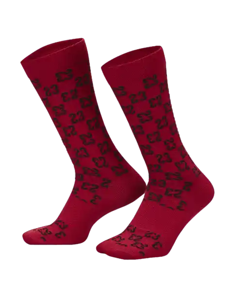 Jordan Everyday Essentials Crew Socks - Red/Black