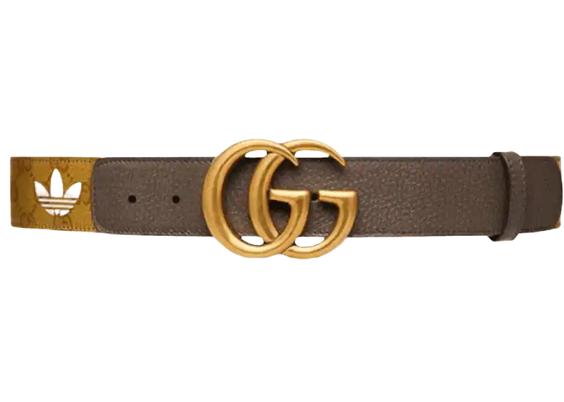 Gucci x adidas GG Marmont Belt - Beige/Brown