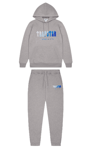 Trapstar Chenille Decoded Hoodie Tracksuit - Grey Ice Flavours 2.0 Edition