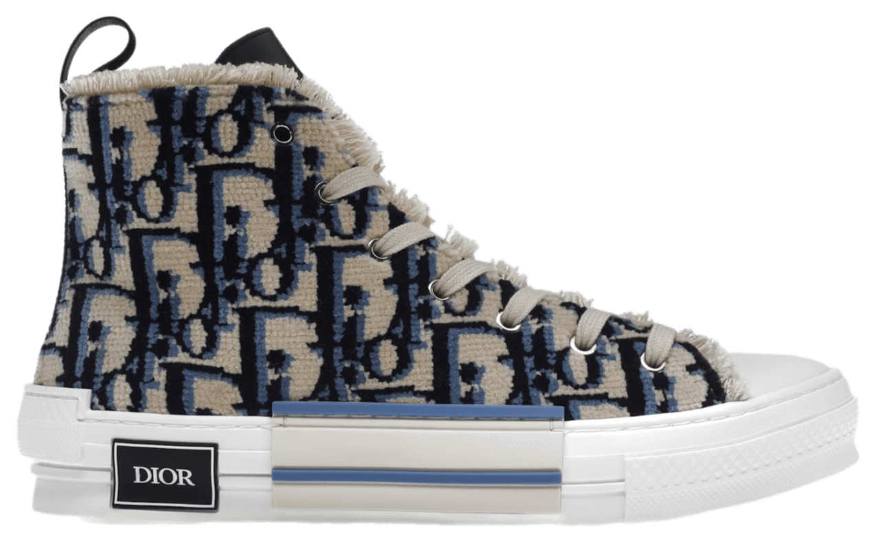 Dior B23 High - Beige Black Navy Tapestry