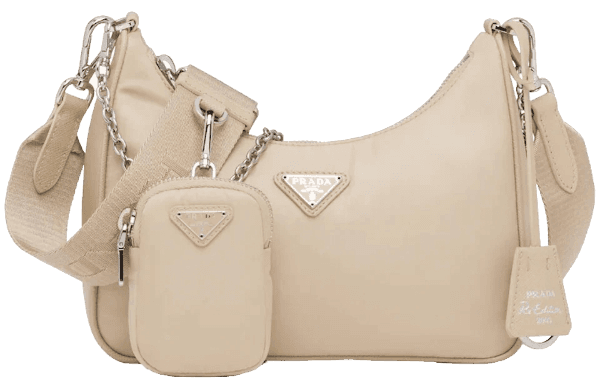 Prada Re-Edition 2005 Re-Nylon Bag - Desert Beige