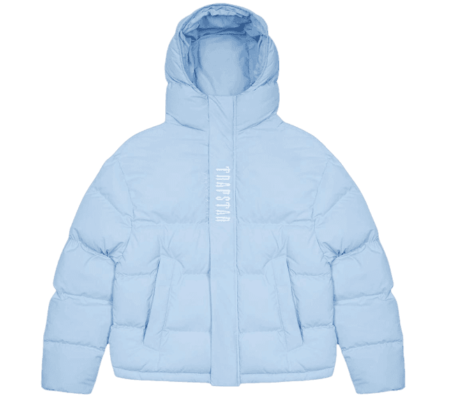 Trapstar Decoded Hooded Puffer 2.0 - Ice Blue