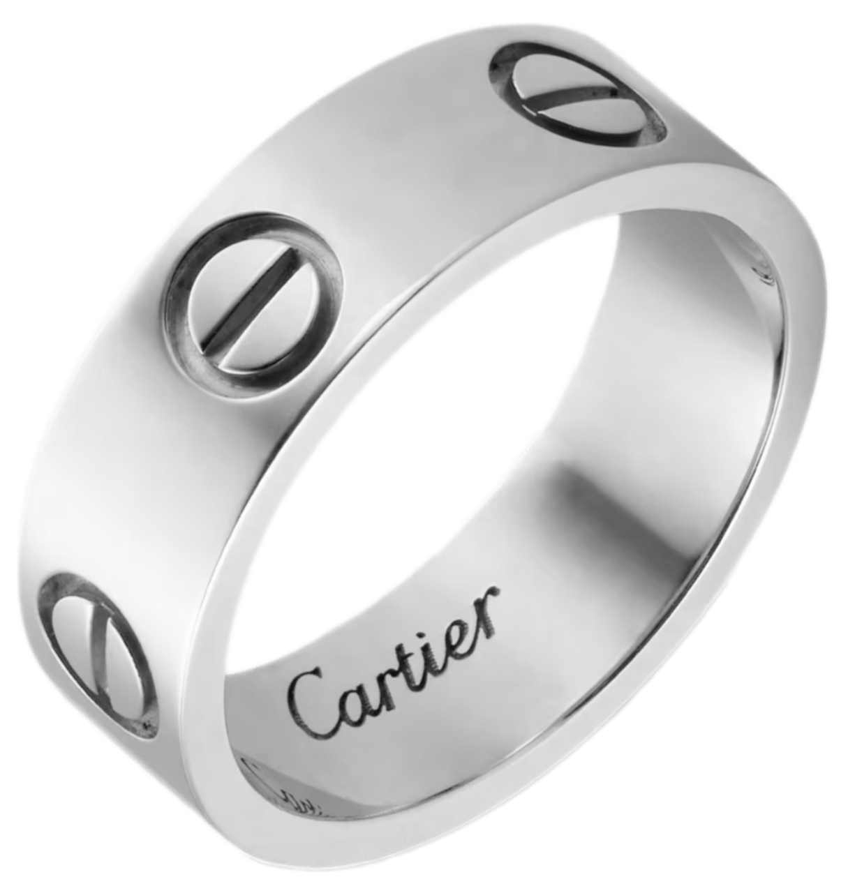 Cartier Love Ring Classic Model - White Gold