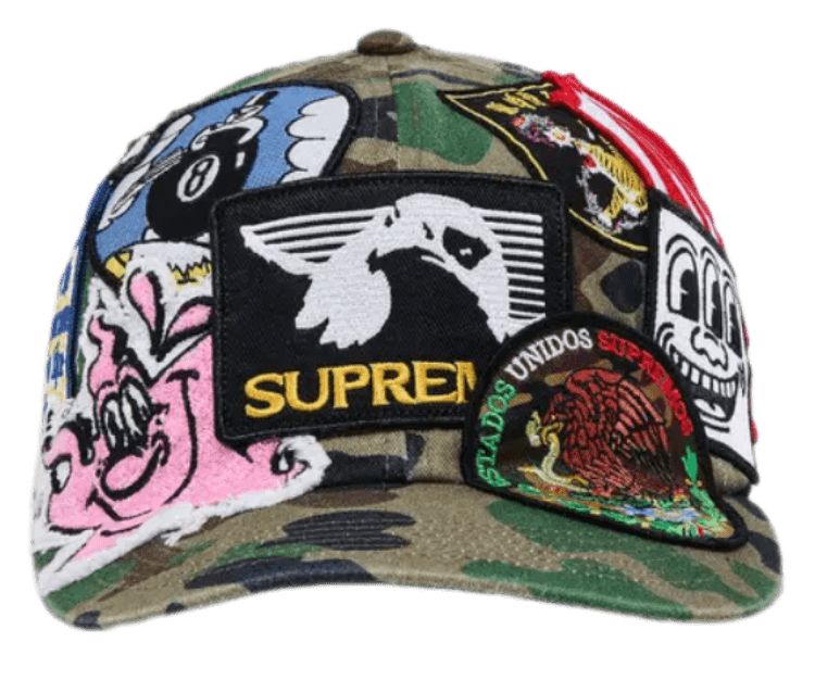 Supreme Patches 6-Panel - Woodland Camo