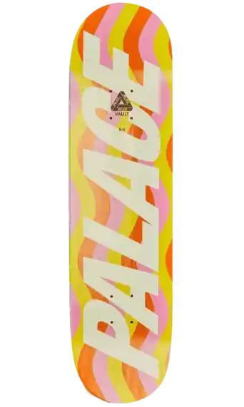Palace x Gucci Multicolor Skateboard Deck - Multicolor Waves