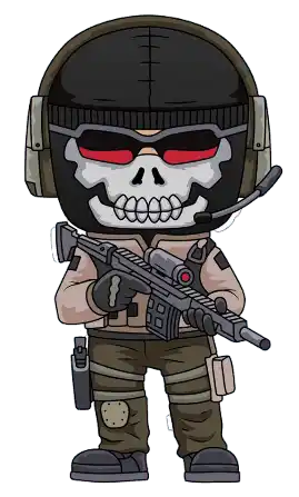 Call Of Duty Chibi Style Sticker