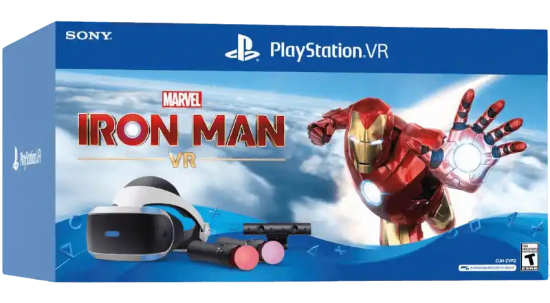 Sony PlayStation Interactive Entertainment Marvel's Iron Man Voucher VR Headset Bundle