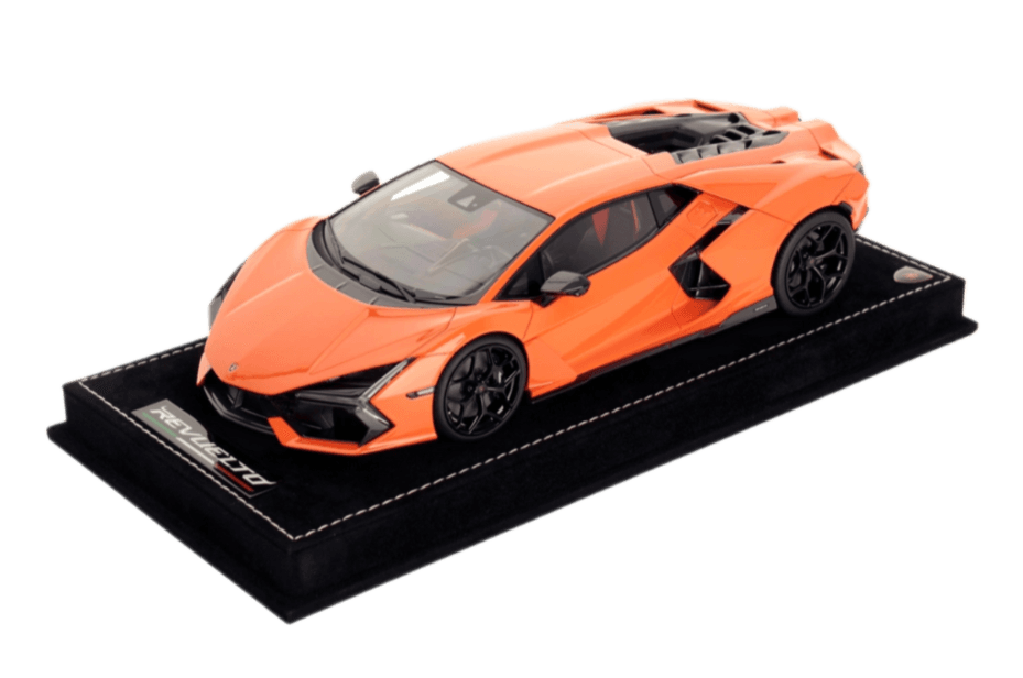 Lamborghini Revuelto Model Car On A Scale Of 1:18 By Mr Collection