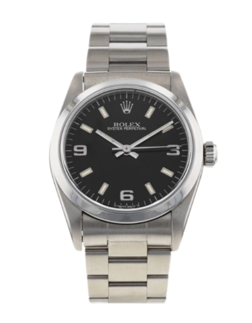 Rolex Oyster Perpetual Black Dial - 31mm, Steel (1998)