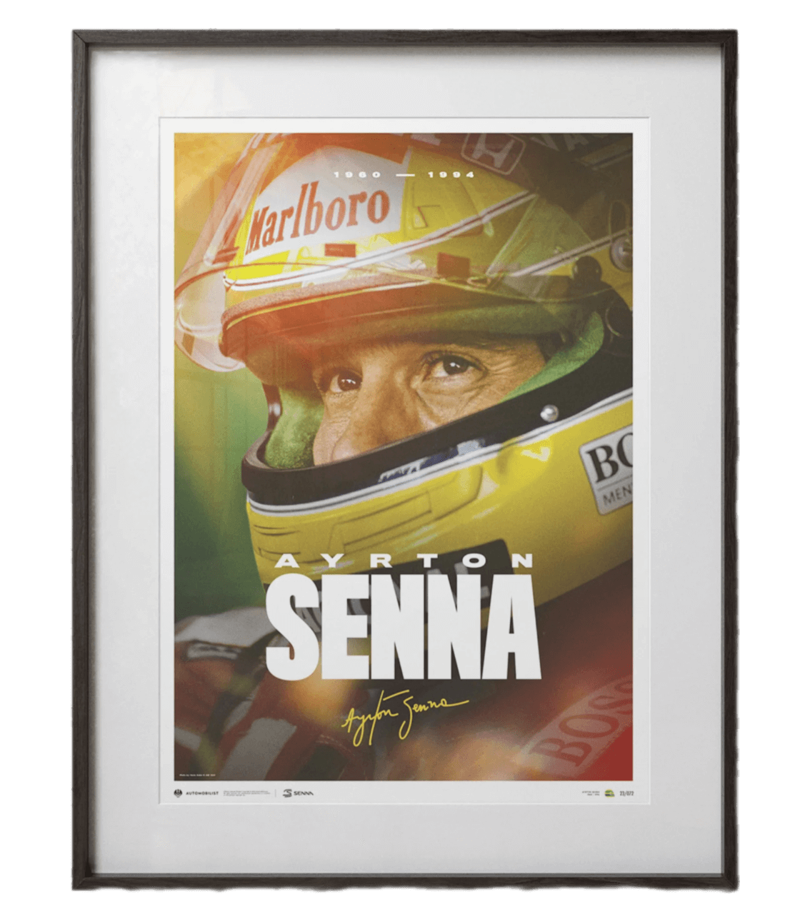 Ayrton Senna - Designed to Win - 2023 Poster
