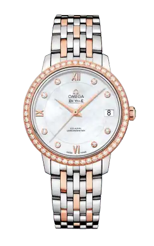 Omega De Ville Prestige - 32.7mm, Steel-Red Gold On Steel-Red Gold