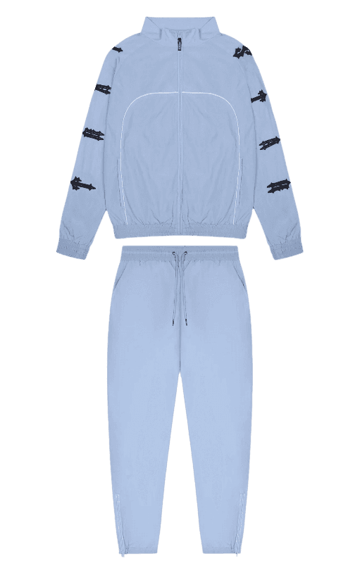 Trapstar Irongate Shell Track Top 2 - Cashmere Blue/Black