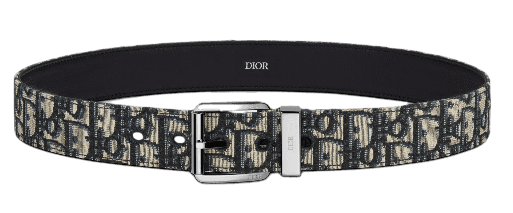 Dior Belt - Beige and Black Dior Oblique Jacquard