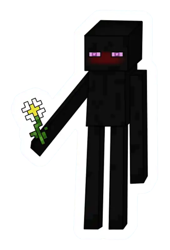 Minecraft Enderman Sticker