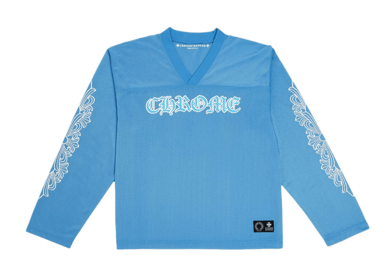 Chrome Hearts Sports Mesh Warm Up Jersey - Blue