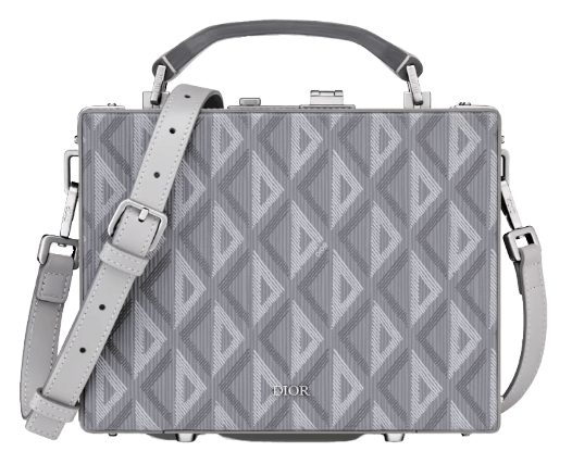 Dior Lock Case - Dior Gray CD Diamond Canvas