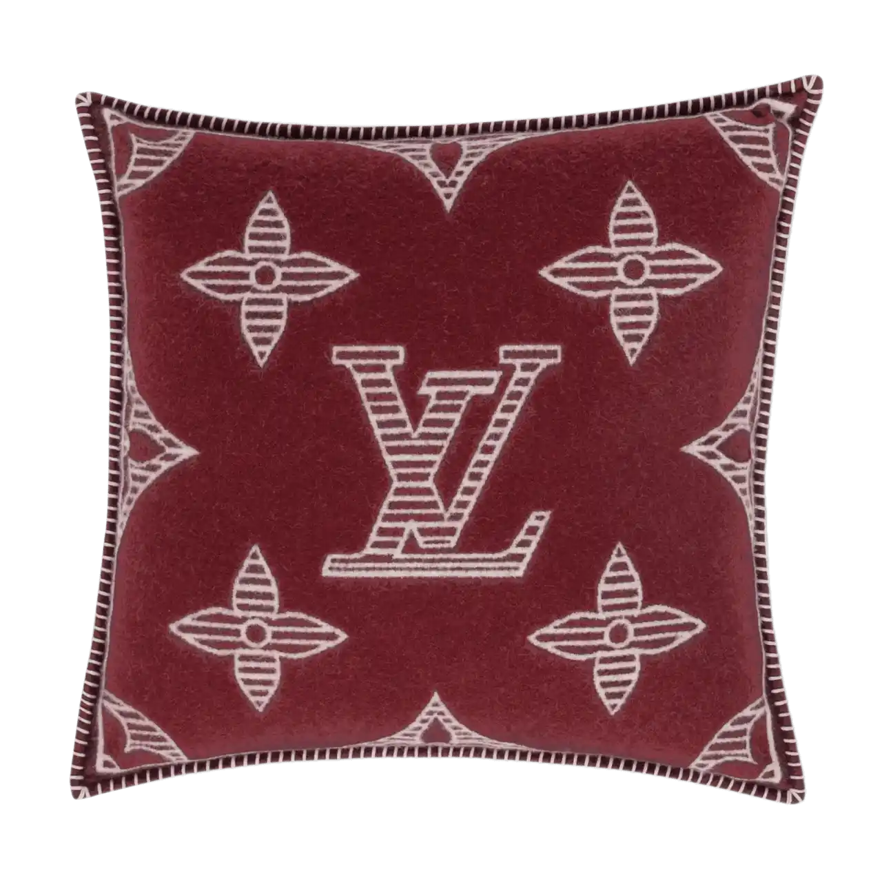 Louis Vuitton Monogram Shadow Cushion - Bordeaux