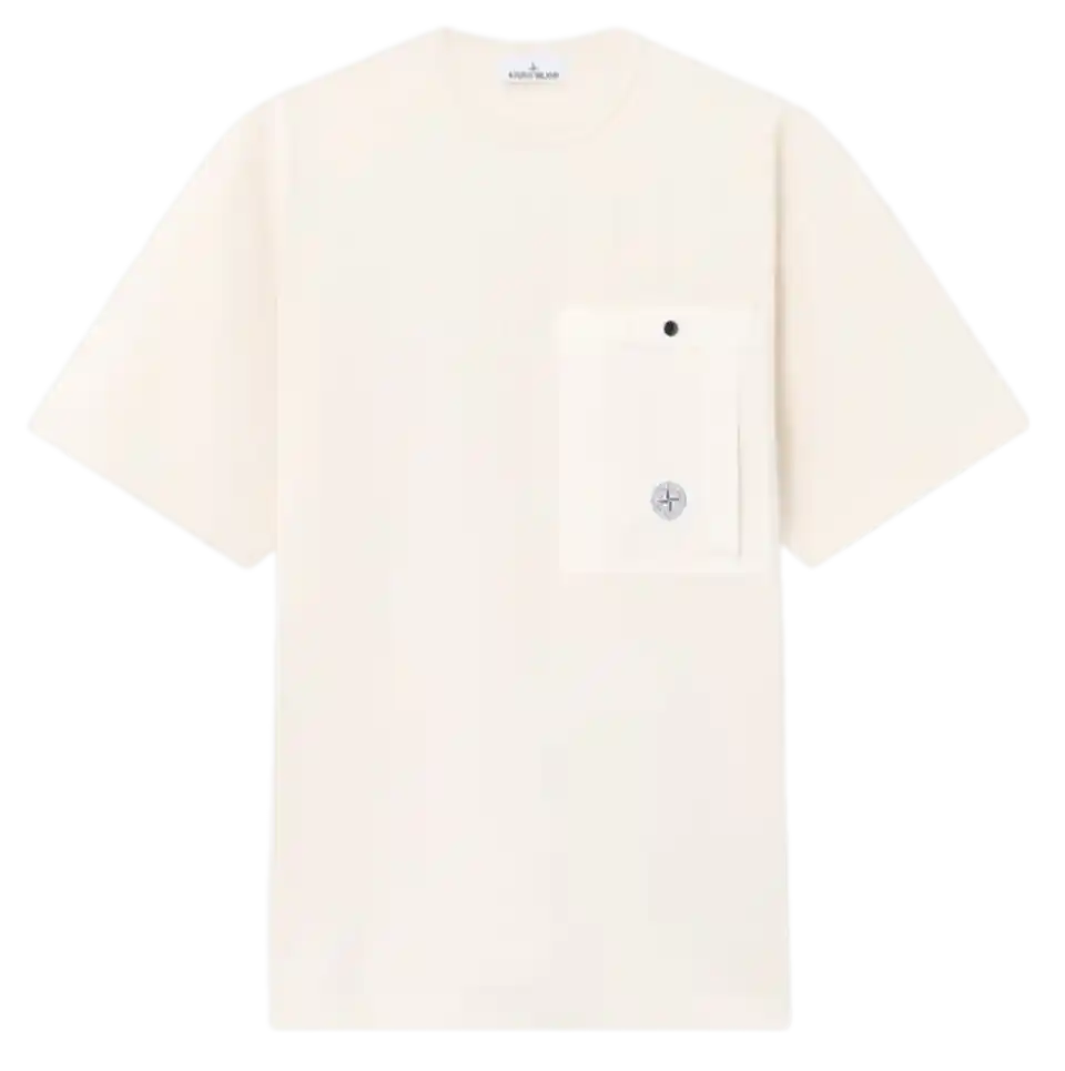 Stone Island Combed Organic Cotton Jersey - Ivory