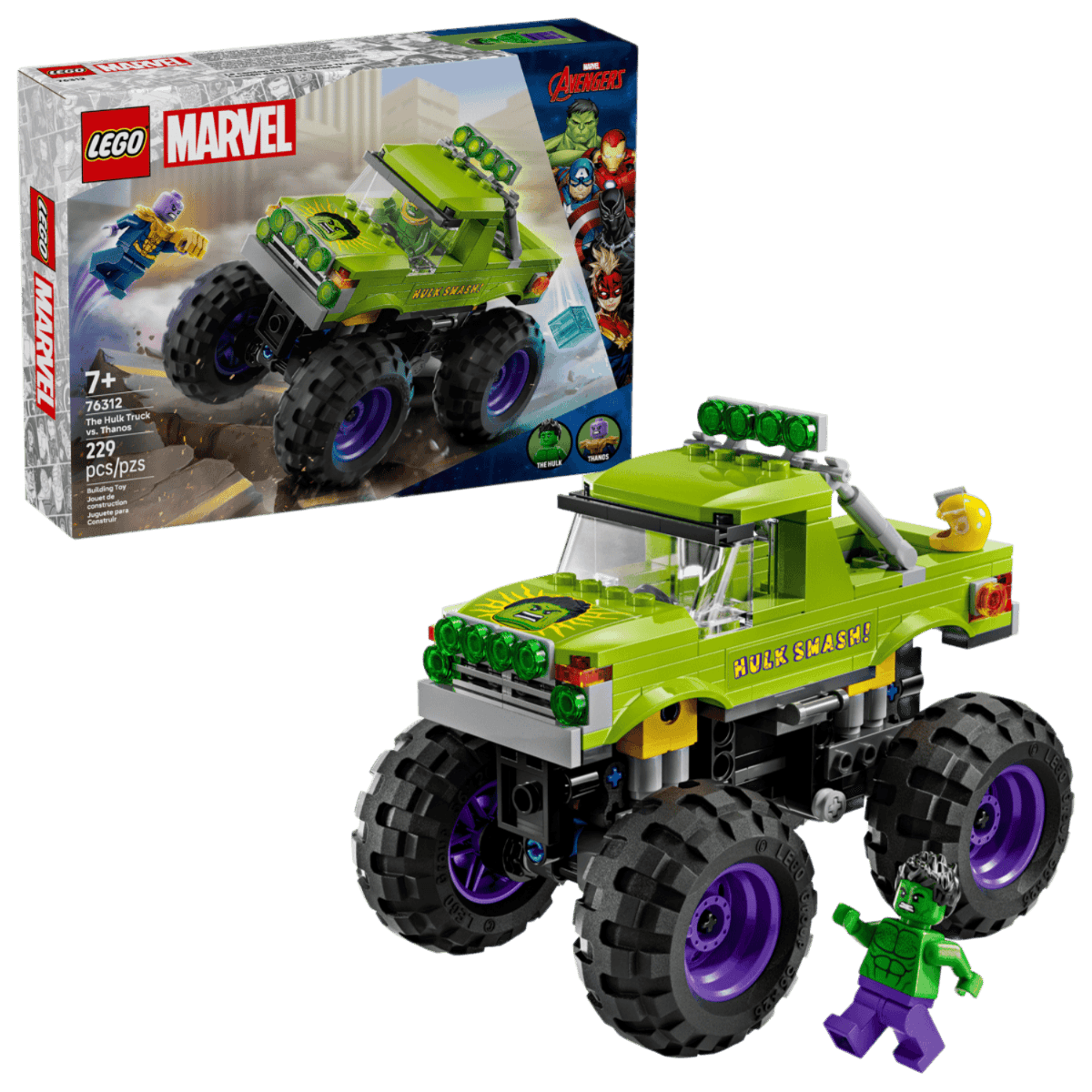 LEGO The Hulk Truck vs. Thanos #76312