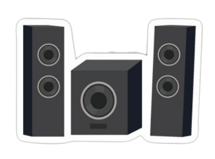 Speaker Sticker