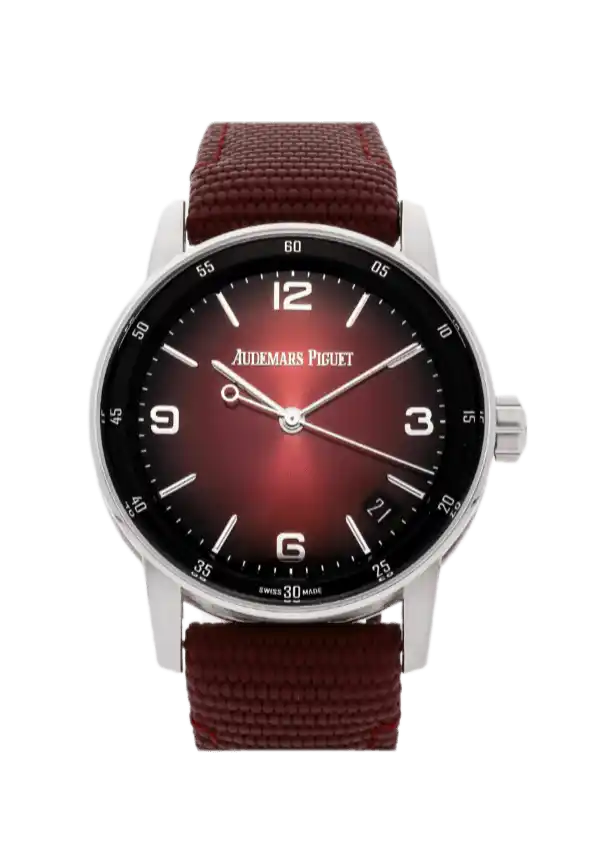 Audemars Piguet Burgundy Dial - 41mm, White Gold