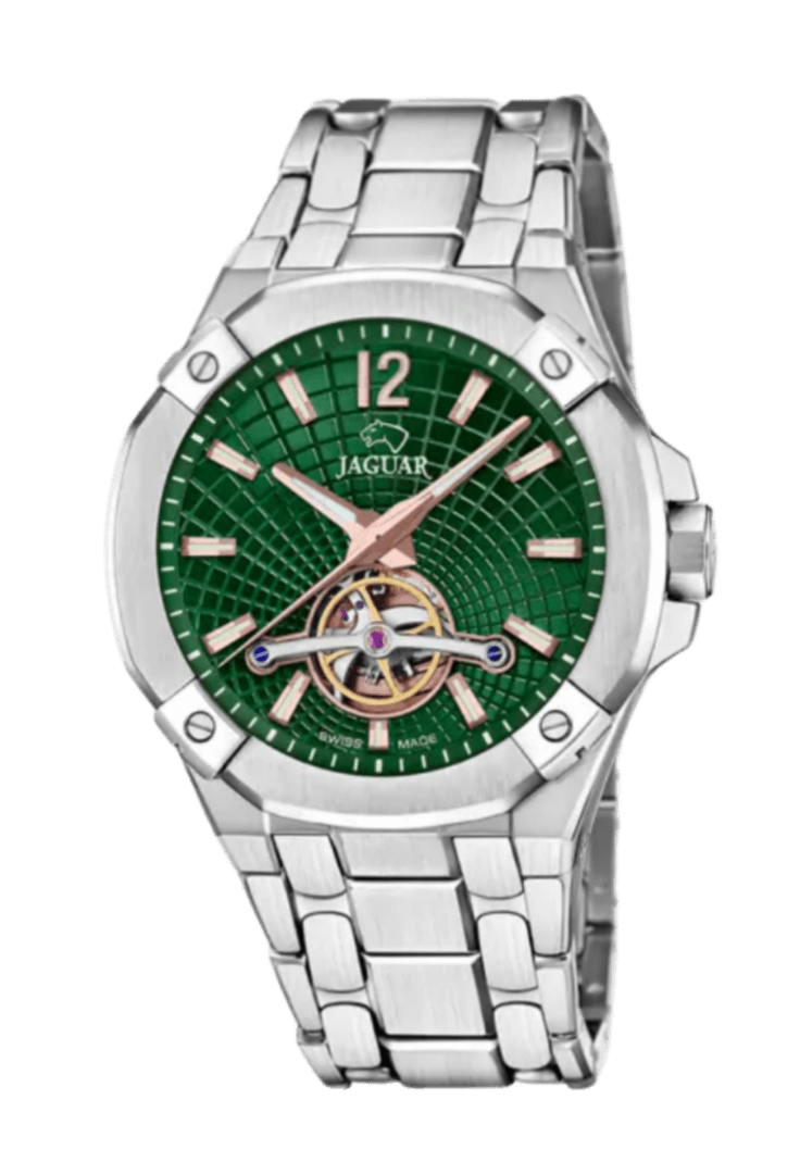 Jaguar Automatic Balancier Green Dial - 44mm, Steel