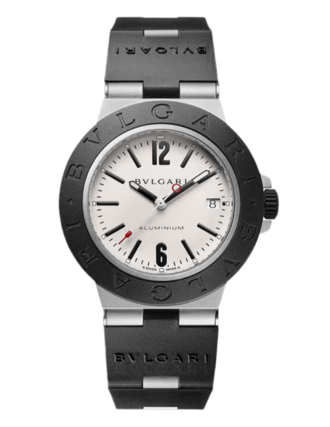 Bvlgari Aluminium Watch White Dial - 40mm, Aluminum