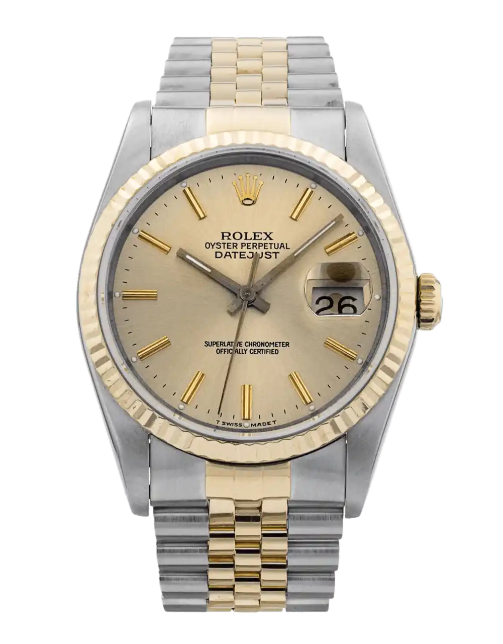 Rolex Datejust Champagne Dial - 36mm, Steel and Yellow Gold (1990)