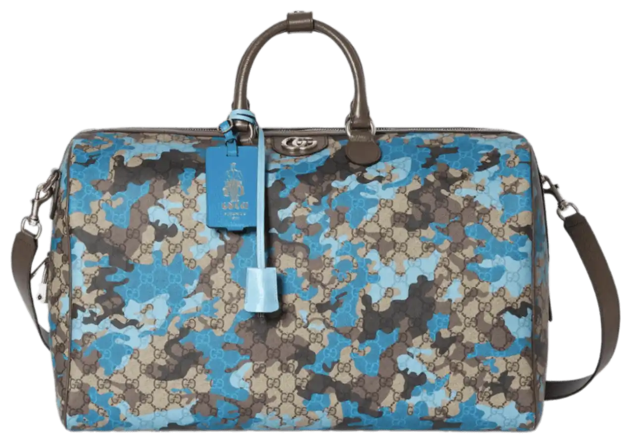 Gucci GG Large Duffle Bag - Blue