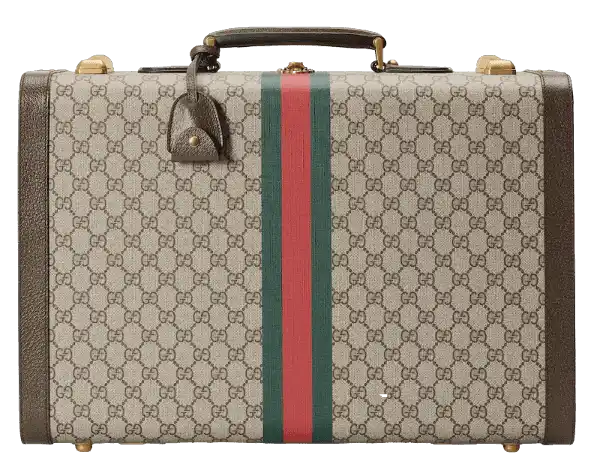 Gucci Savoy Medium Suitcase - Beige/Ebony
