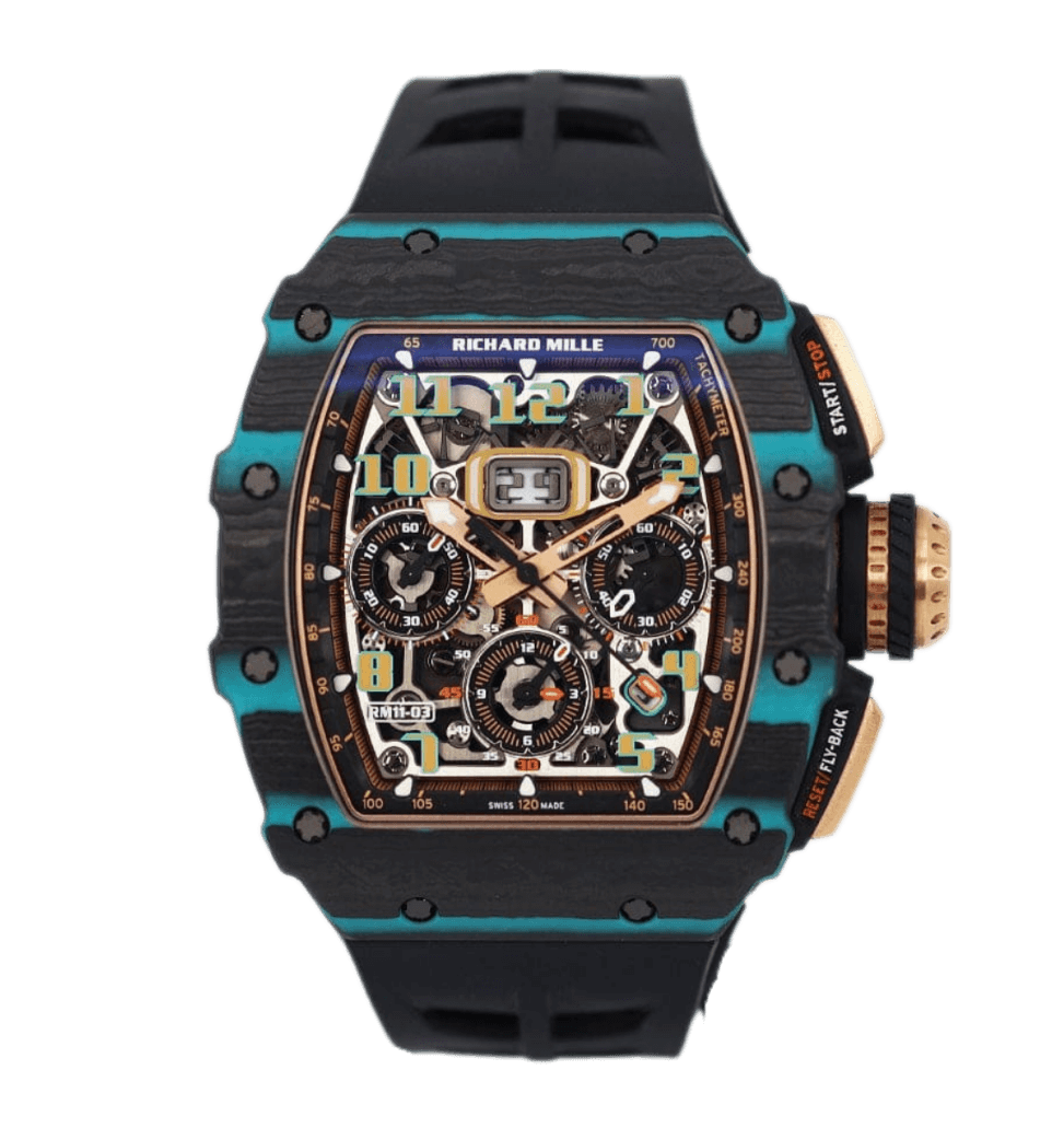 Richard Mille Chronograph RM11-03 Ultimate Edition Openworked Dial - 50mm, Carbon