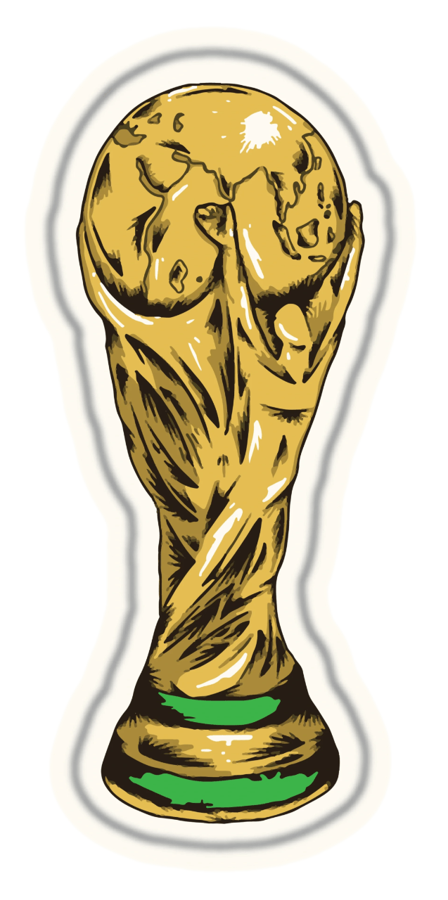 World Cup Trophy Sticker