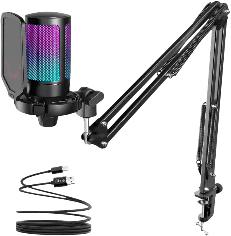 FIFINE Gaming PC USB Microphone