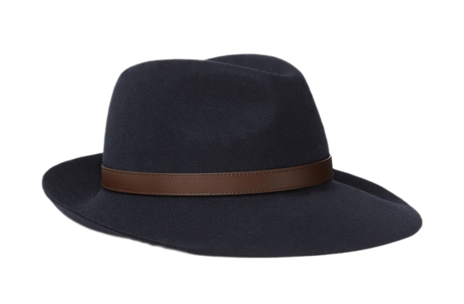 Loro Piana Pier Rabbit Fur Hat - Eclipse Blue