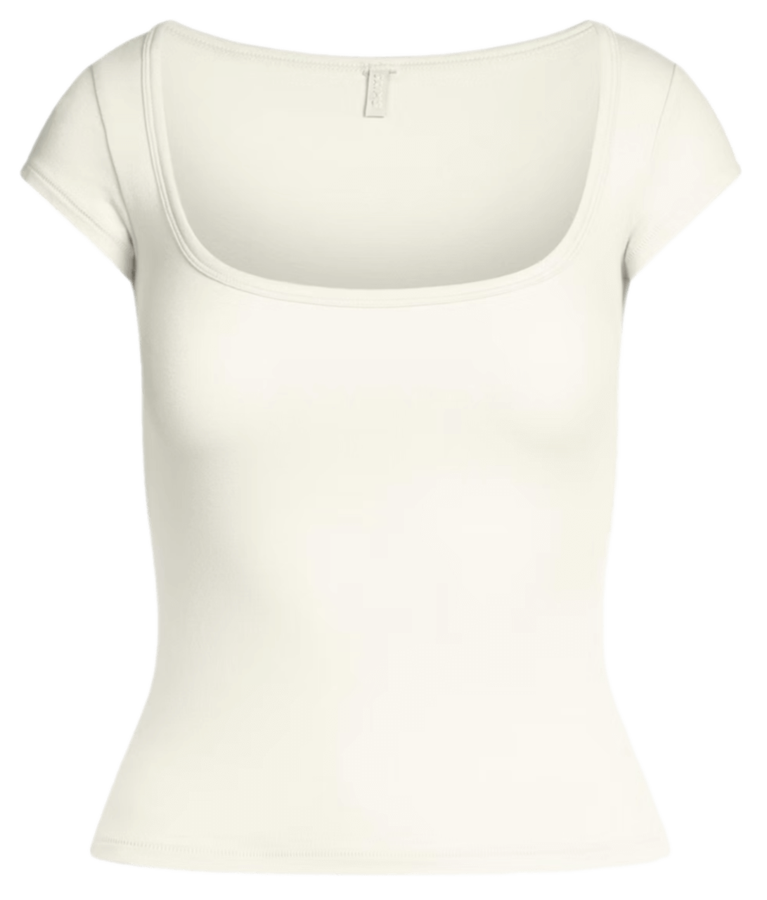 Skims Scoop Neck T-Shirt - Marble