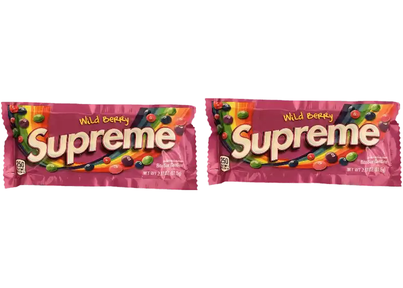 Supreme Wild Berry Skittles 2x Lot - Purple