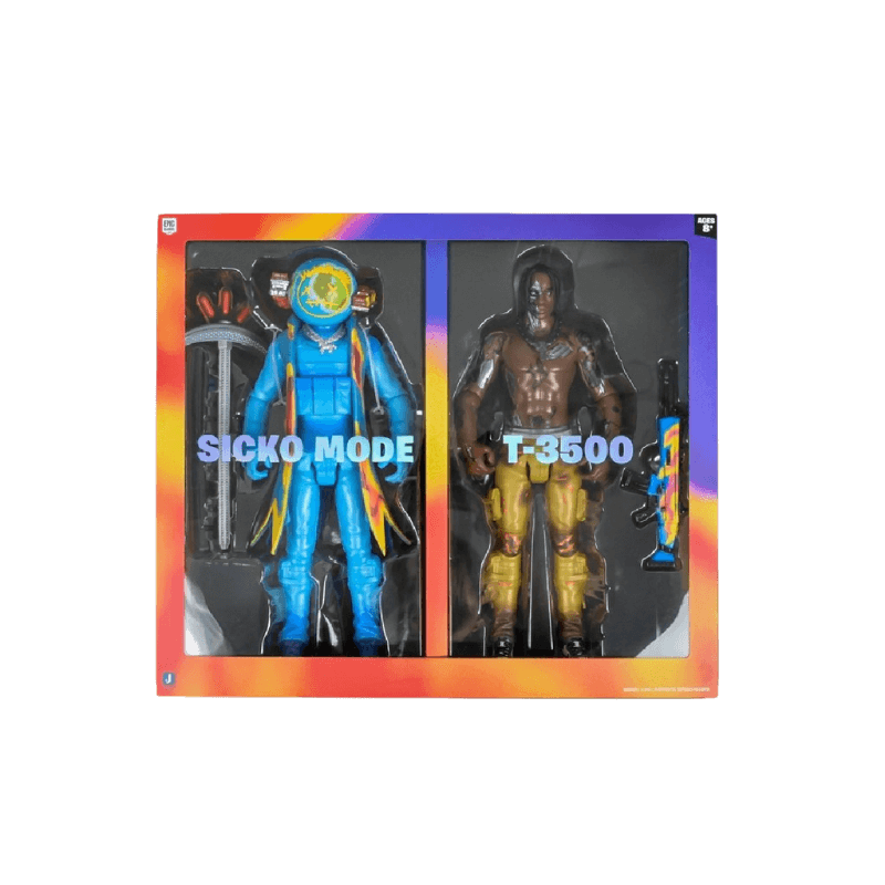 Travis Scott Cactus Jack Fortnite 12" Action Figure Duo Set