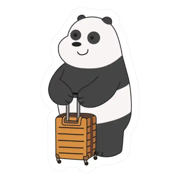 Panda We Bare Bears Sticker