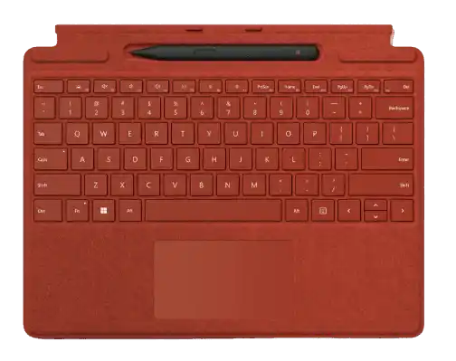 Surface Pro Signature Keyboard With Slim Pen 2 - Poppy Red