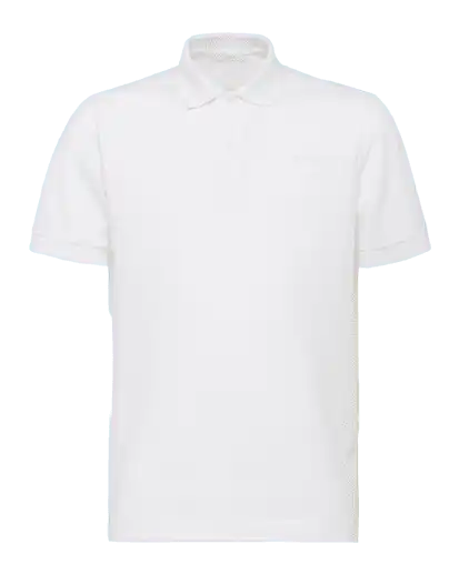 Prada Piqué Polo Shirt - White