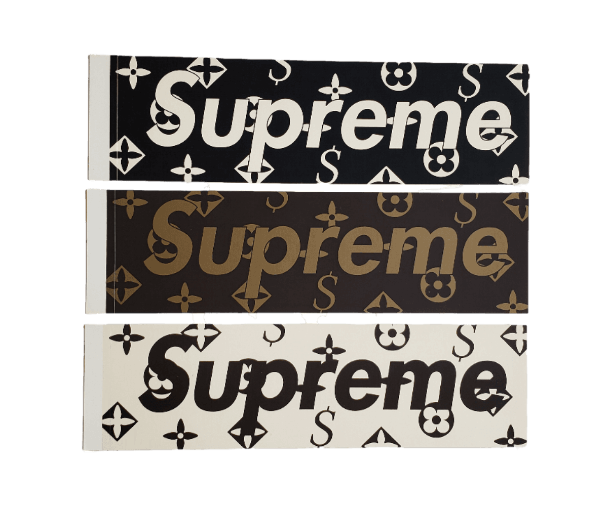 Supreme x Louis Vuitton Box Logo Sticker Set