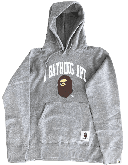 BAPE Happy New Year Hoodie (SS22) - Heather Grey