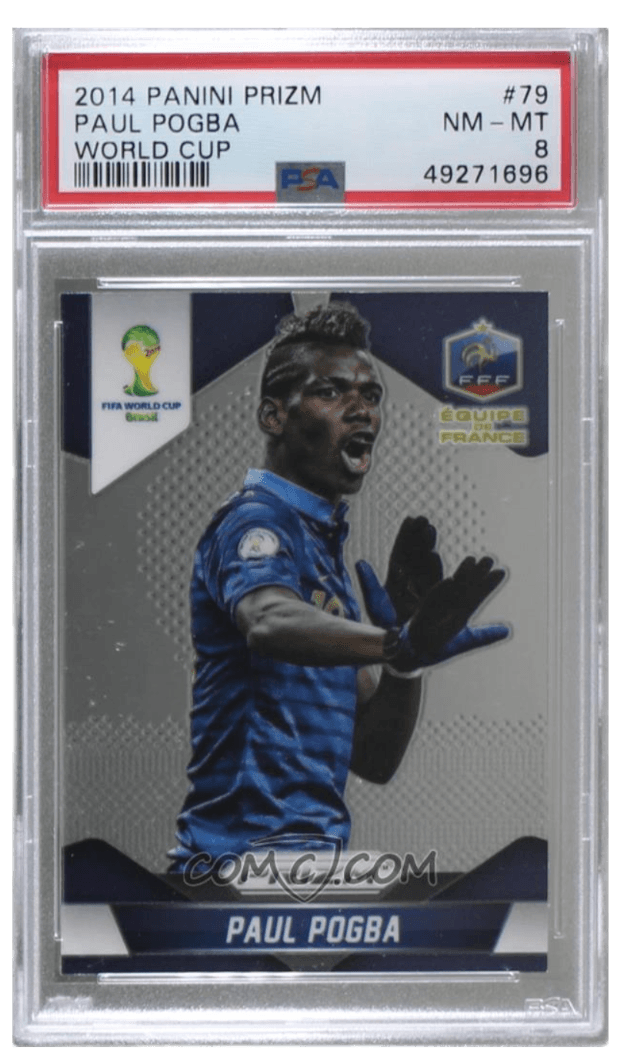 2014 Panini Prizm World Cup - #79 - Paul Pogba PSA 8