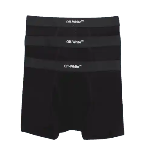 Off-White Helvetica Tripack Boxer - Black
