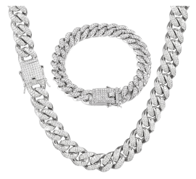 Bling Cuban Link Chain Bracelet