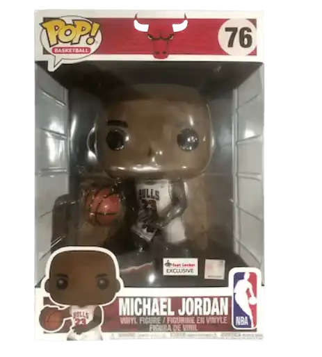 Funko Pop! NBA Michael Jordan (White Jersey) Footlocker Exclusive 10 inch Figure 76